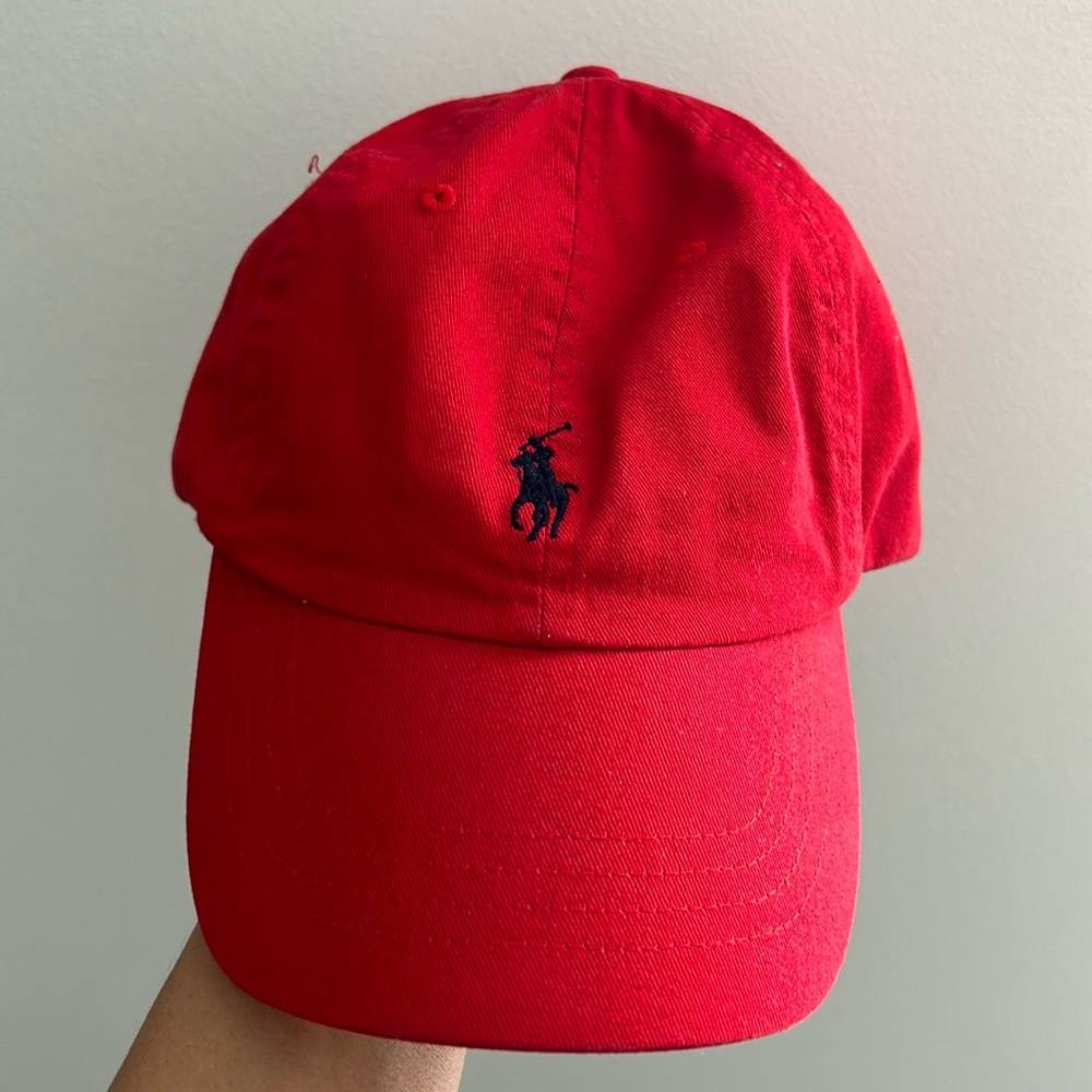 Red POLO by Ralph Lauren hat